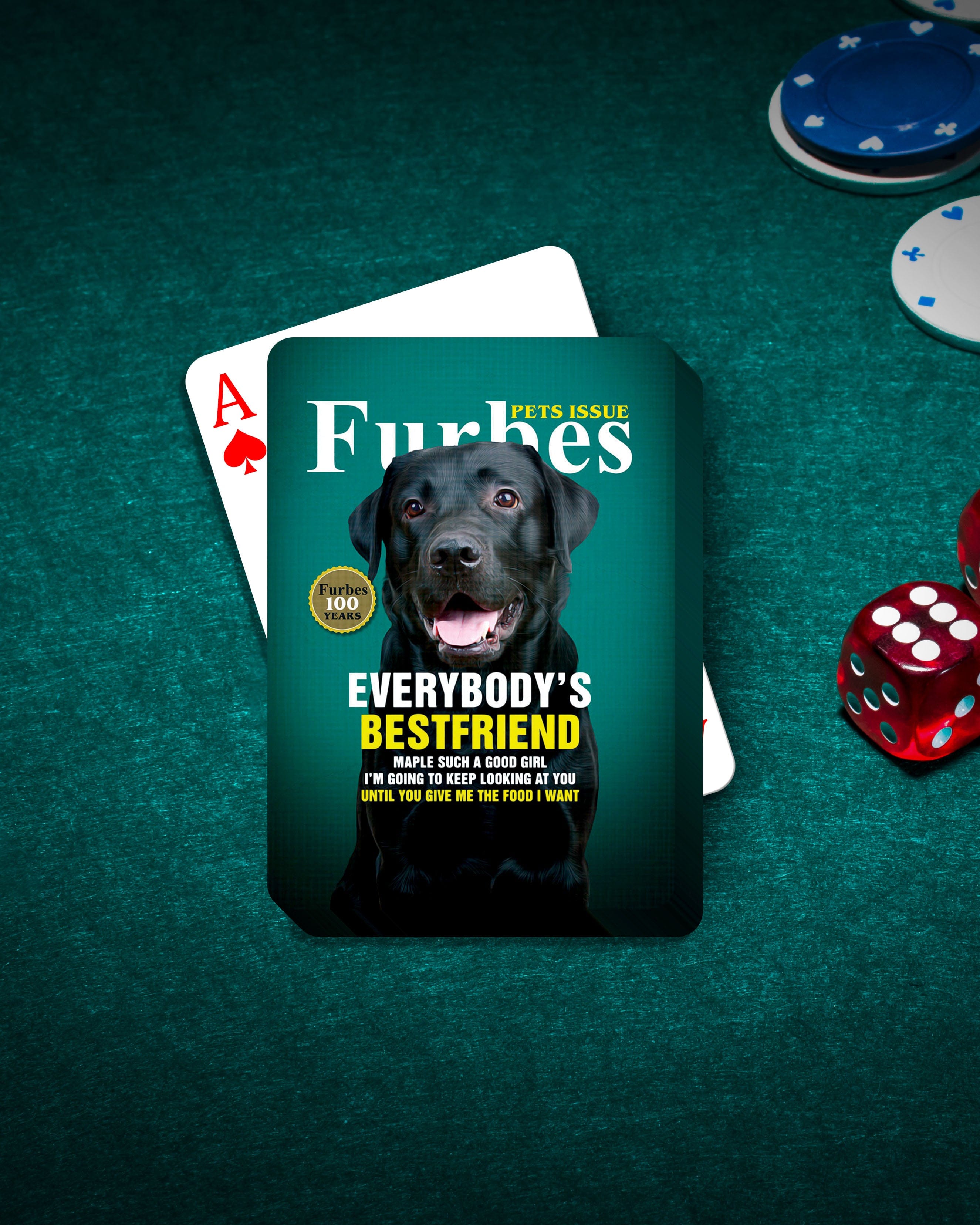 &#39;Furbes&#39; Personalized Pet Playing Cards