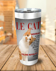 'Le Cat' Personalized Tumbler