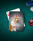 'Le Cat' Personalized Pet Playing Cards