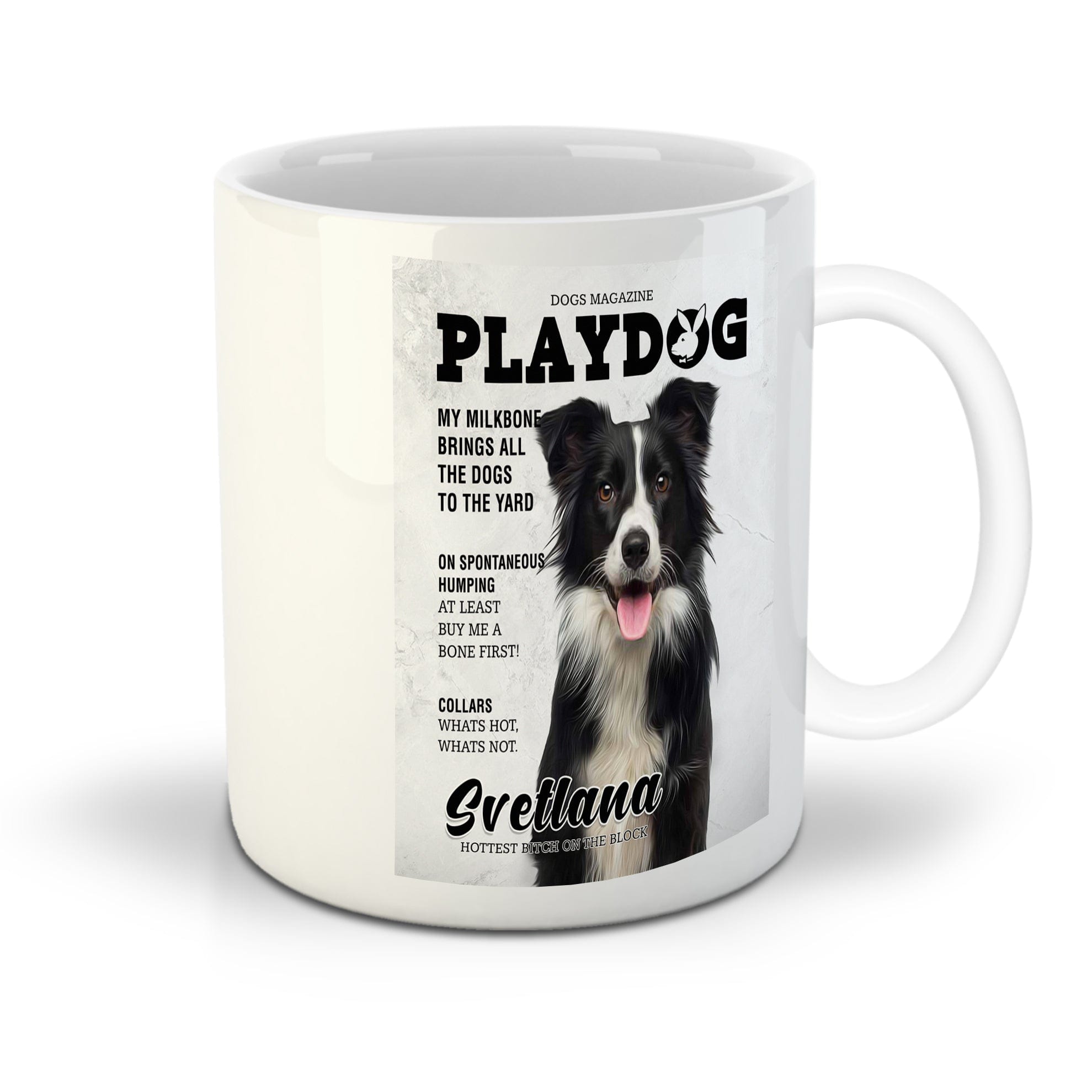 Taza personalizada para mascotas &#39;Playdog&#39;