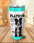 'Playdog' Personalized Tumbler