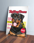 Lienzo personalizado para mascotas 'Rolling Bone'