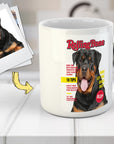 Taza personalizada para mascotas 'Rolling Bone'
