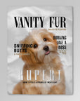 'Vanity Fur' Personalized Pet Blanket