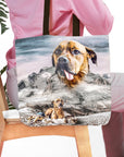 'Majestic Snowy Mountain' Personalized Pet Tote Bag