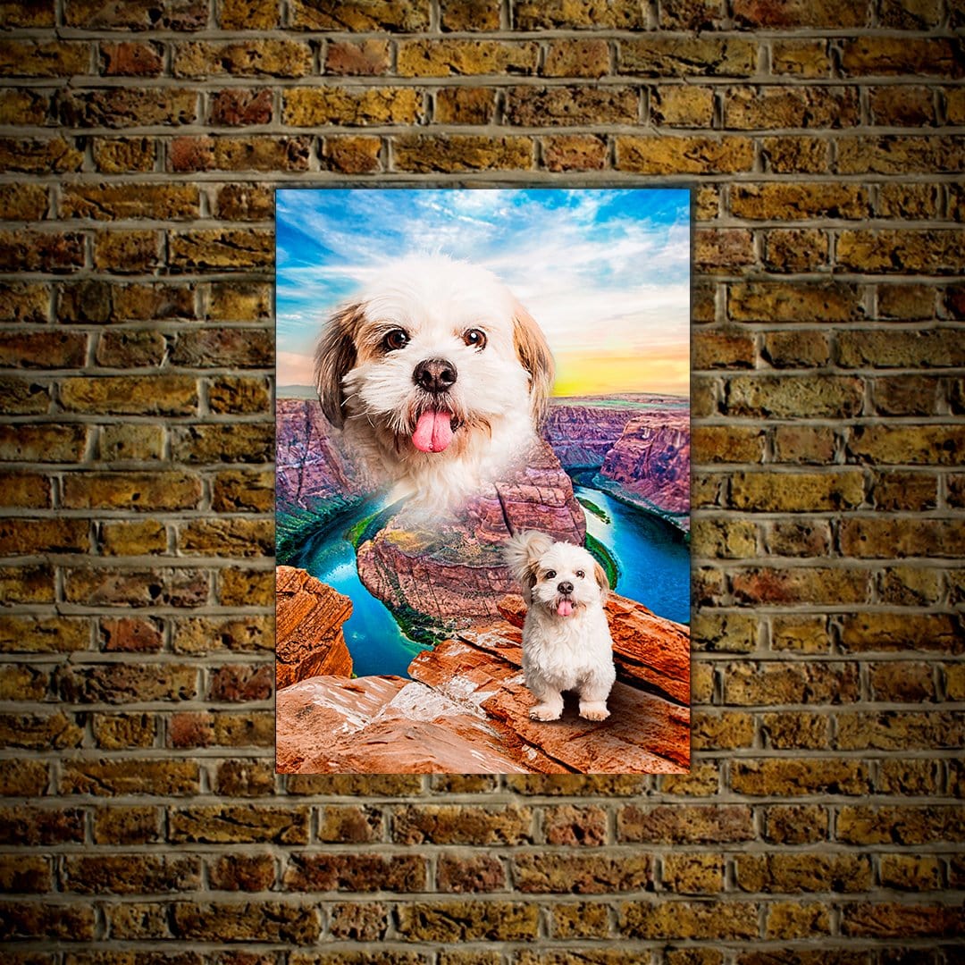 &#39;Majestic Canyon&#39; Personalized Pet Poster
