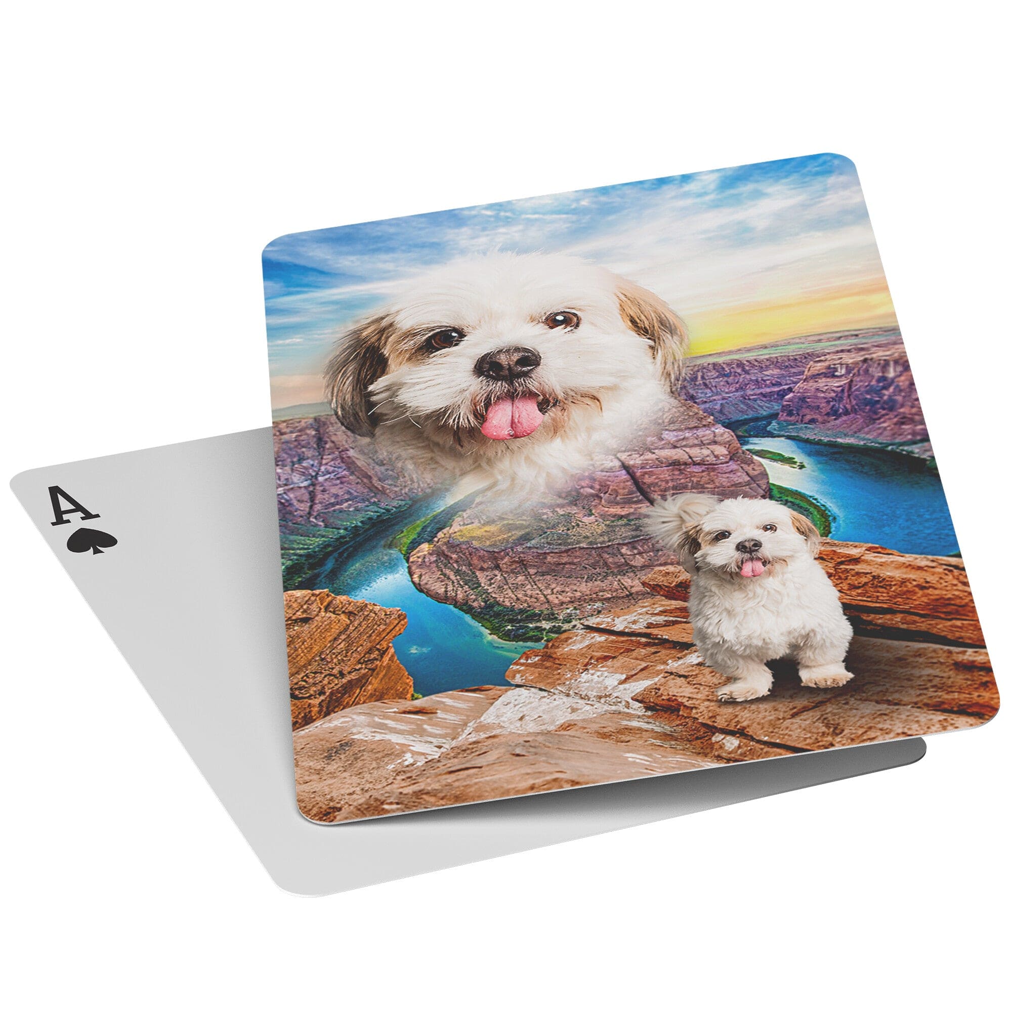 &#39;Majestic Grand Canyon&#39; Personalized Pet Playing Cards