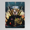 Load image into Gallery viewer, &#39;The Marine&#39; Personalized Pet Blanket