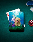 'The Mermaid' Personalized Pet Playing Cards