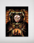 'Mettalicat' Personalized Cat Poster