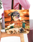 Bolsa de tela personalizada para mascotas 'Desierto Mexicano'