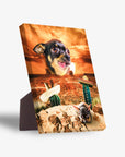 'Mexican Desert' Personalized Pet Standing Canvas