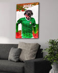 'Mexico Doggos Soccer' Personalized Pet Canvas