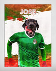 'Mexico Doggos Soccer' Personalized Pet Poster