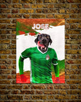 Póster Mascota personalizada 'México Doggos Soccer'