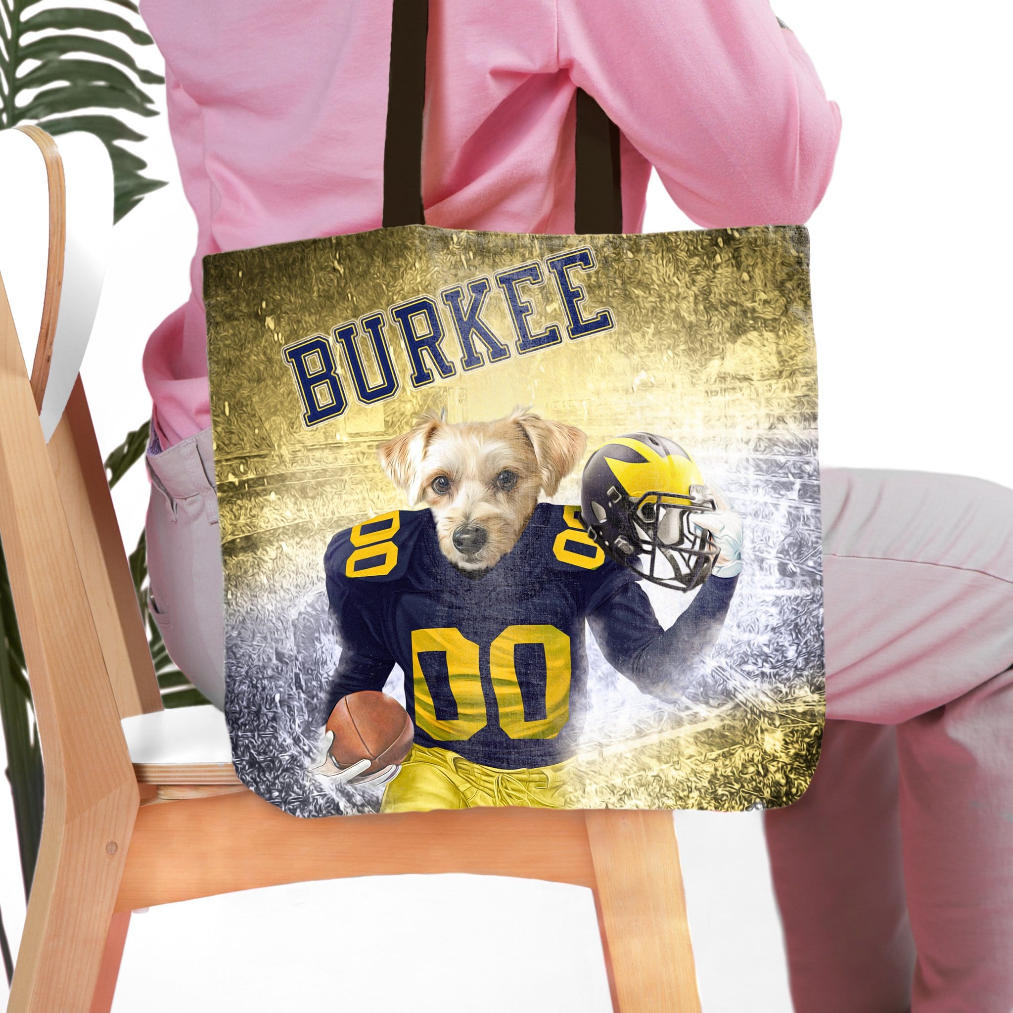 Bolsa de tela personalizada &#39;Michigan Doggos&#39;
