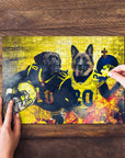 'Michigan Doggos' Personalized 2 Pet Puzzle