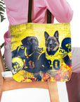 'Michigan Doggos' Personalized 2 Pet Tote Bag