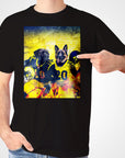 Camiseta personalizada para 2 mascotas 'Michigan Doggos'