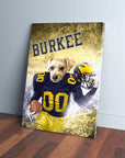 'Michigan Doggos' Personalized Pet Canvas