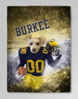 'Michigan Doggos' Personalized Pet Blanket