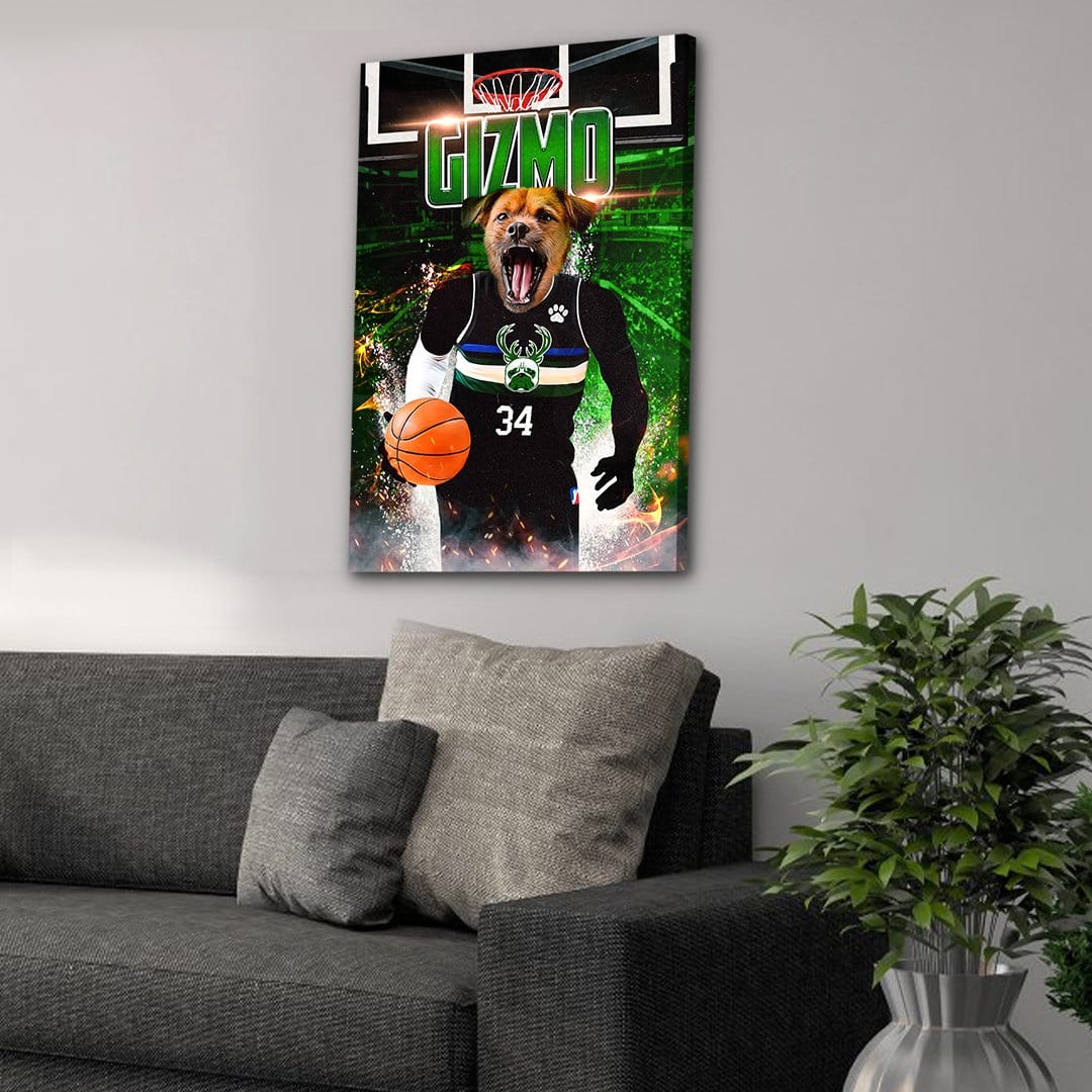 &#39;Milwaukee Doggos&#39; Personalized Pet Canvas