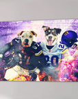 'Minnesota Doggos' Personalized 2 Pet Canvas