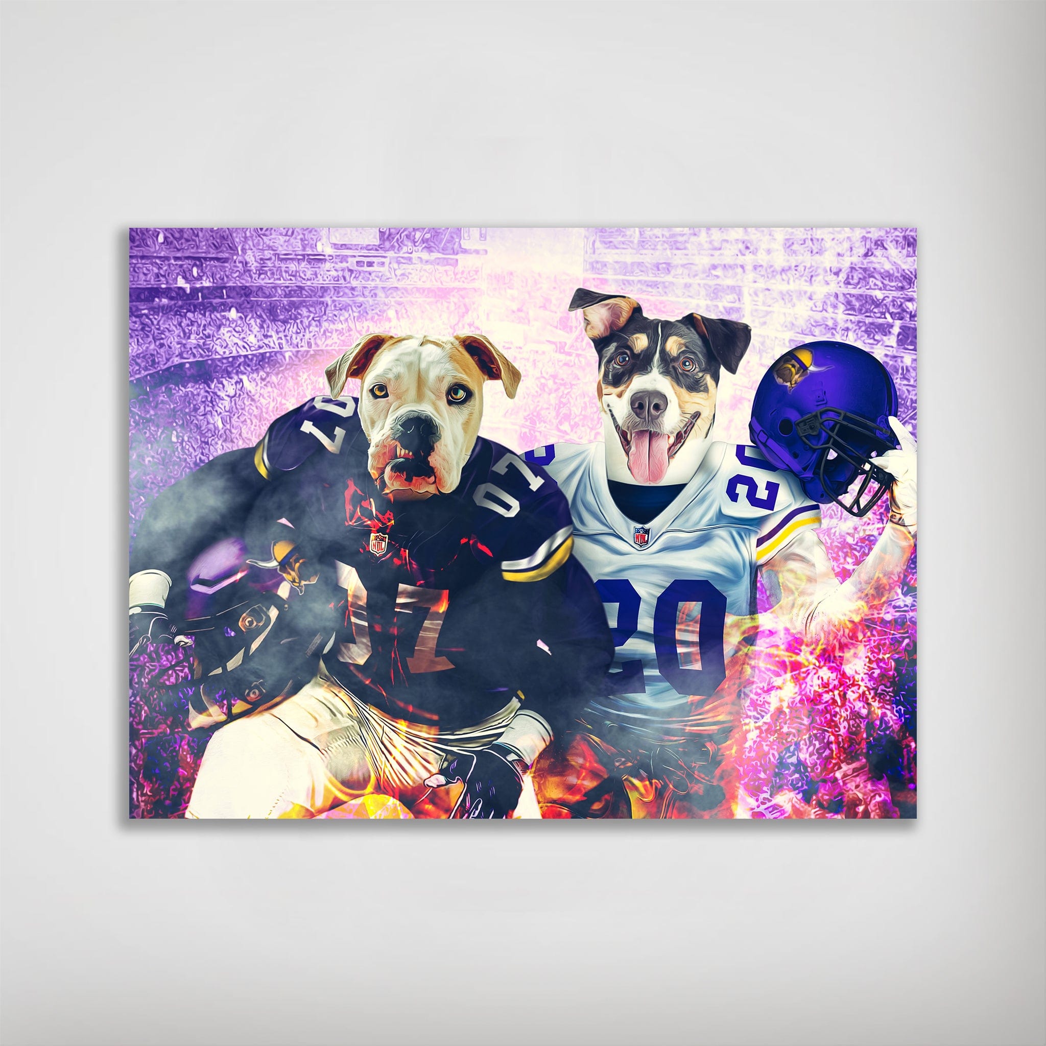 &#39;Minnesota Doggos&#39; Personalized 2 Pet Poster