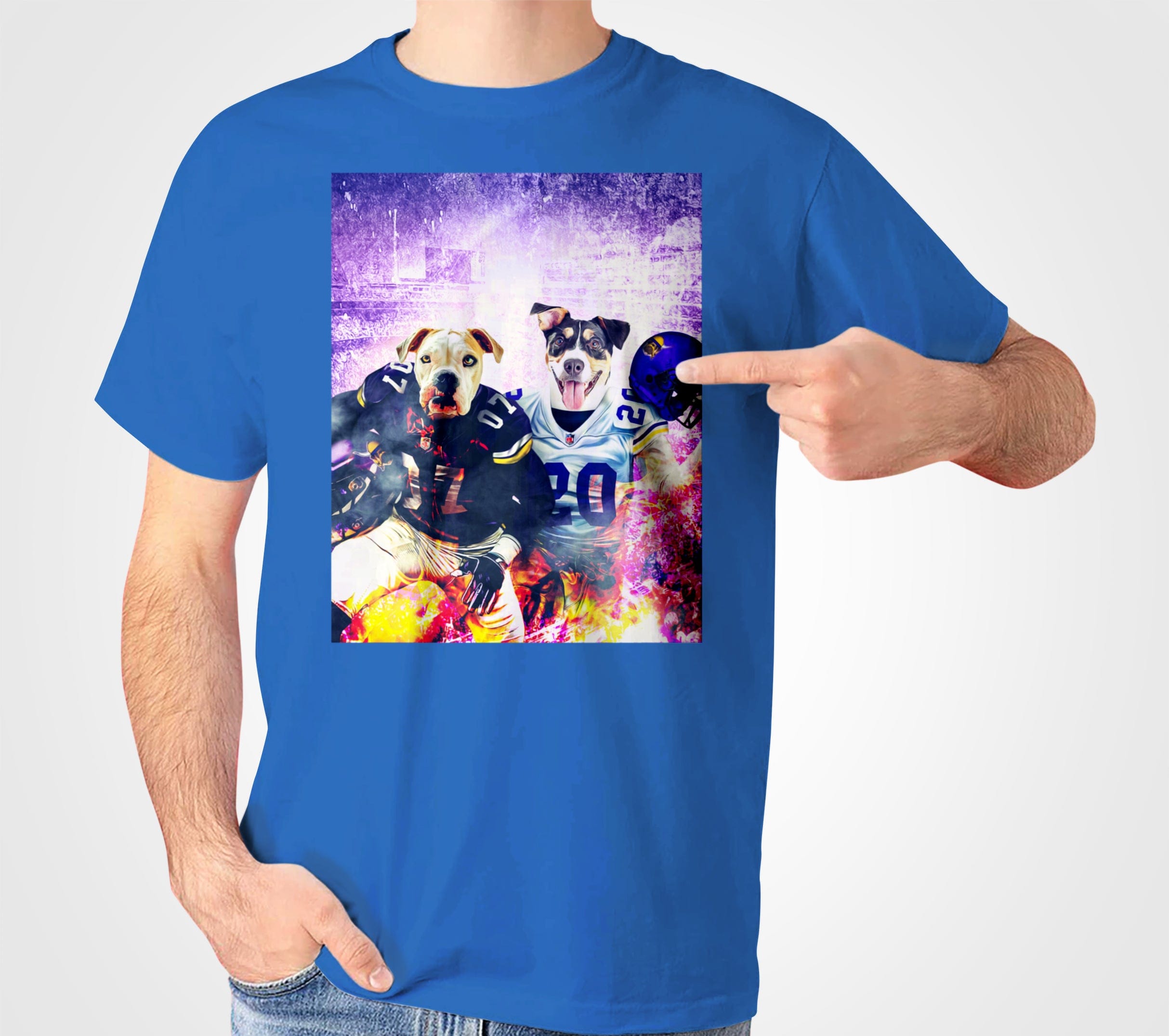 Camiseta personalizada para 2 mascotas &#39;Minnesota Doggos&#39;