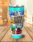 Vaso personalizado para 2 mascotas 'South Bark'
