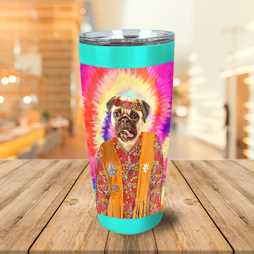 &#39;The Hippie (Female)&#39; Personalized Tumbler