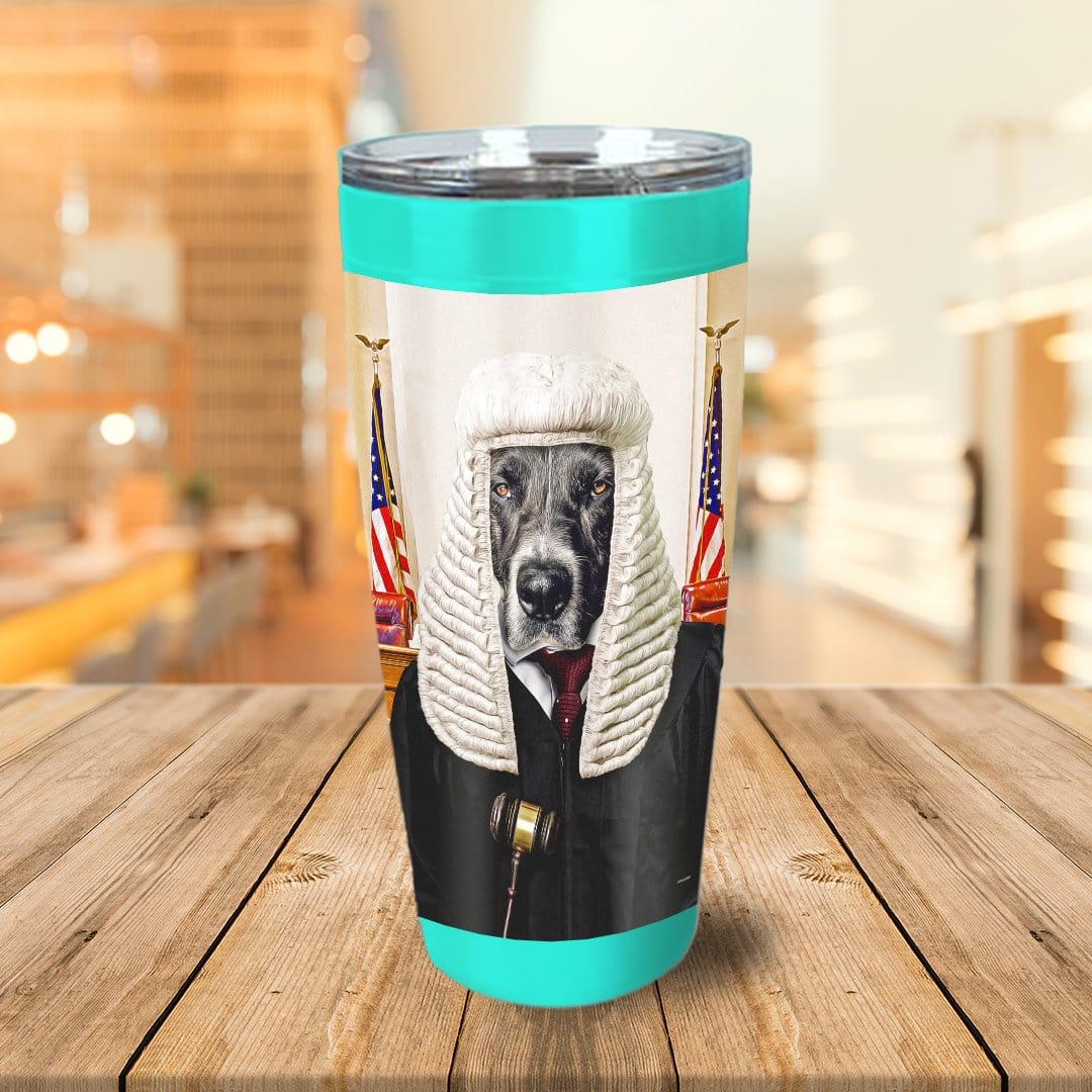 &#39;The Judge&#39; Personalized Tumbler