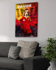 'Montenegro Doggos Soccer' Personalized Pet Canvas