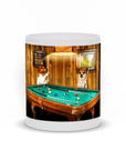 'The Pool Players' Personalized 2 Pet Mug