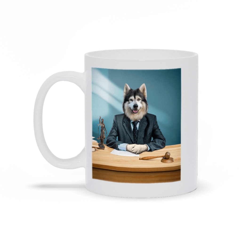 &#39;The Lawyer&#39; Custom Pet Mug