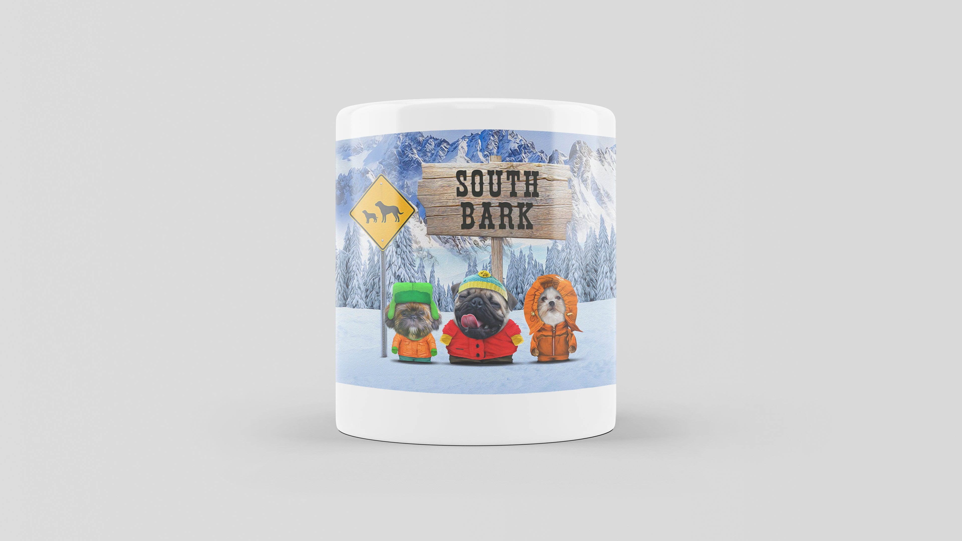 &#39;South Bark&#39; Personalized 3 Pet Mug
