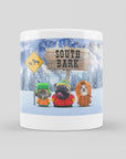'South Bark' Personalized 3 Pet Mug