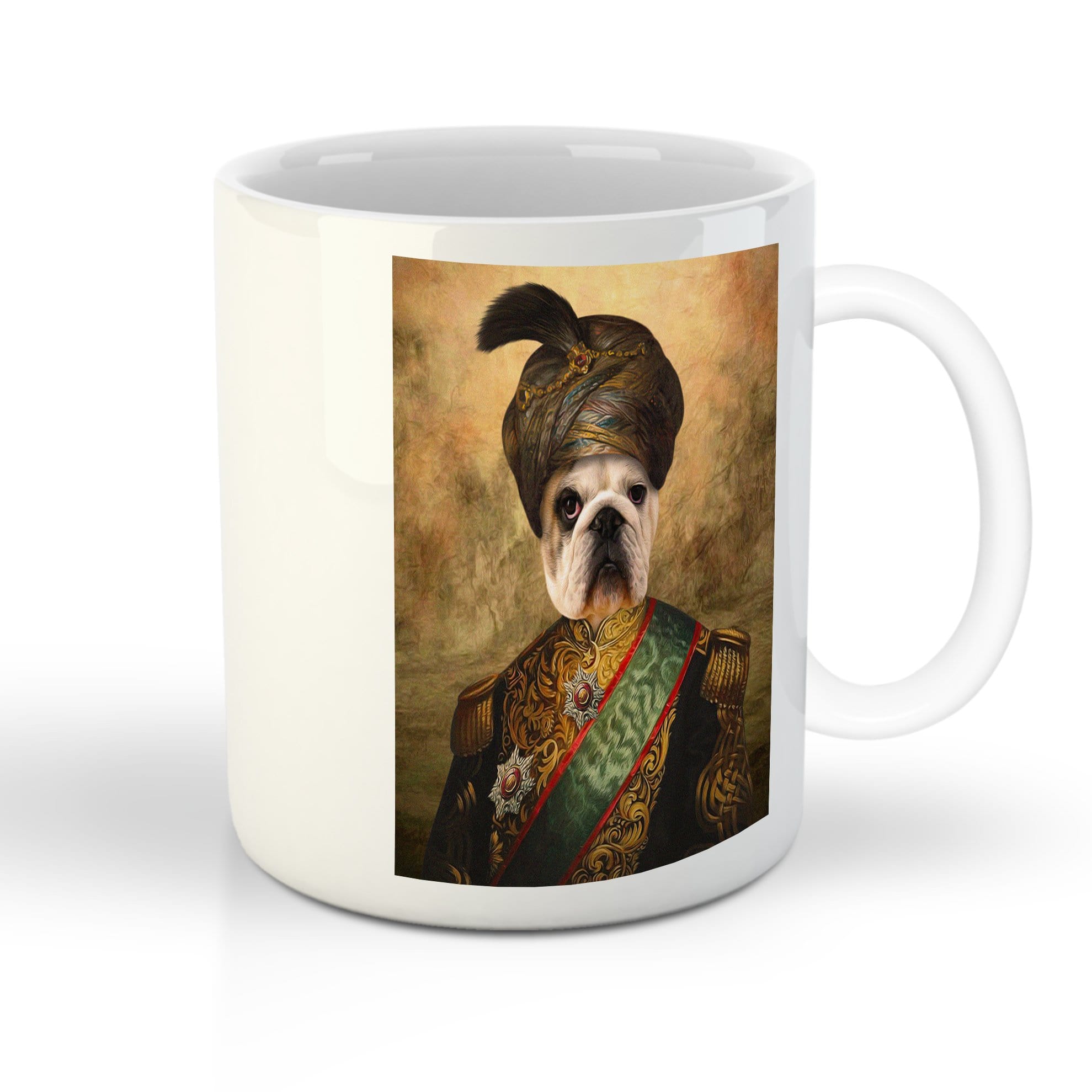 &#39;The Sultan&#39; Personalized Pet Mug