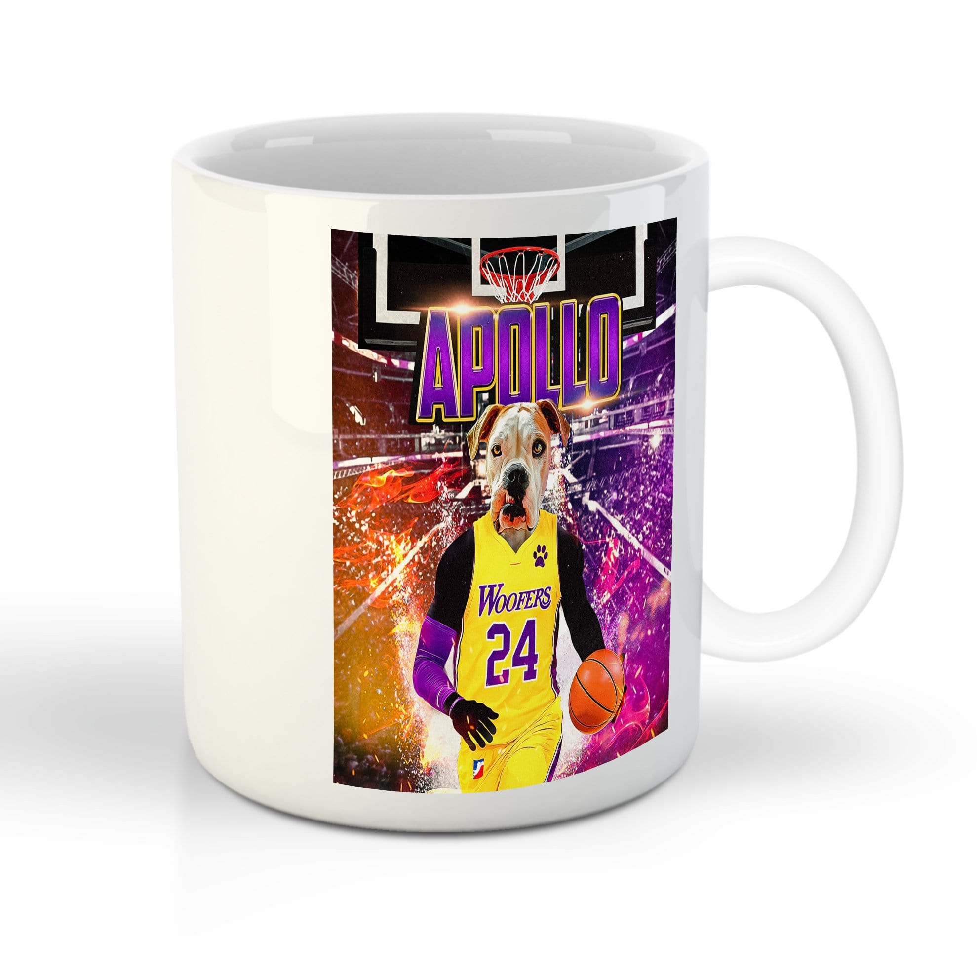 'Los Angeles Woofers' Personalized Pet Mug