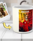 'Montenegro Doggos Soccer' Personalized Pet Mug