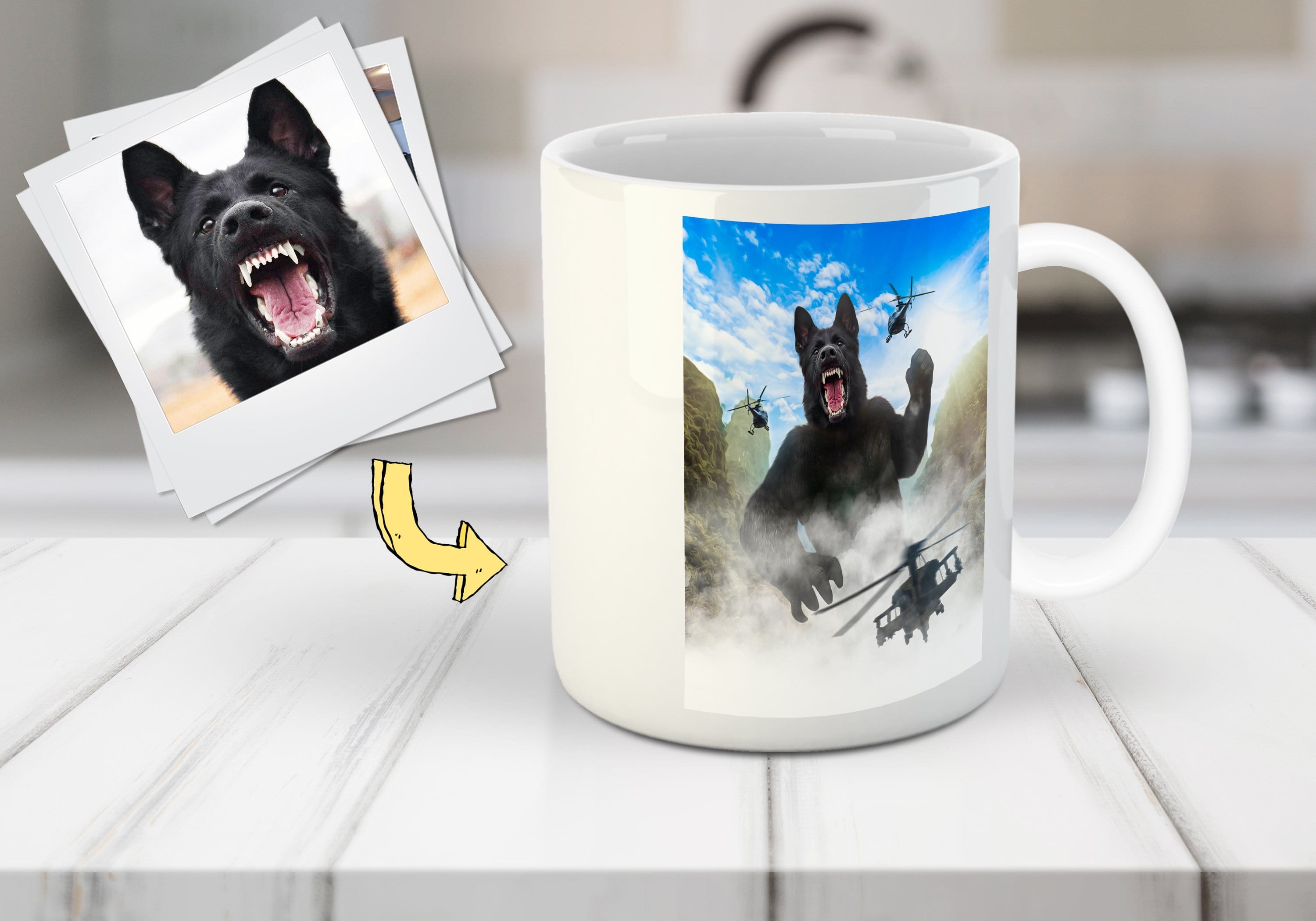 &#39;Kong-Dogg&#39; Personalized Pet Mug