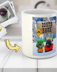 'South Bark' Personalized 2 Pet Mug