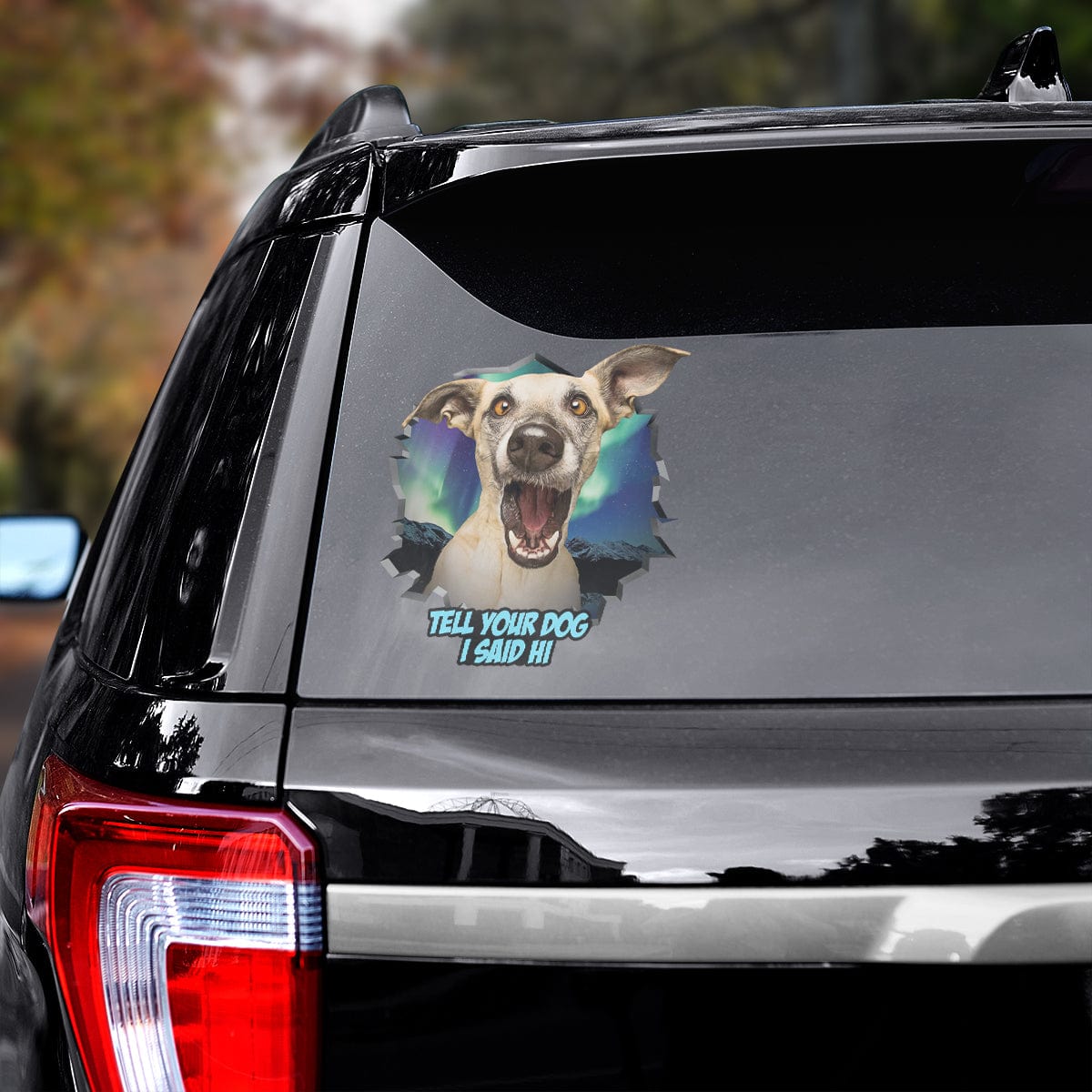 Dog decals hot sale for car windows