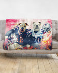 'New England Doggos' Personalized 2 Pet Blanket