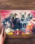 'New England Doggos' Personalized 2 Pet Puzzle