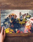 Rompecabezas personalizado de 2 mascotas 'New Orleans Doggos'