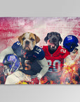 'New York Doggos' Personalized 2 Pet Blanket