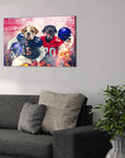 'New York Doggos' Personalized 2 Pet Canvas