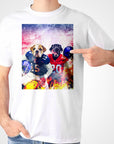 'New York Doggos' Personalized 2 Pet T-Shirt
