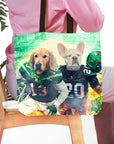 'New York Jet-Doggos' Personalized 2 Pet Tote Bag